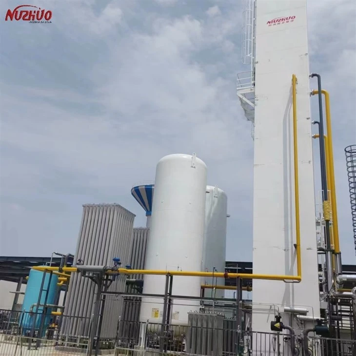NUZHUO Factory Supply High Purity Nitrogen Generator Plant In Float Glass Field
